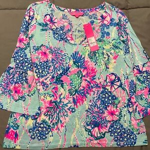 NWT Lilly Pulitzer Tosha Top Size Lg